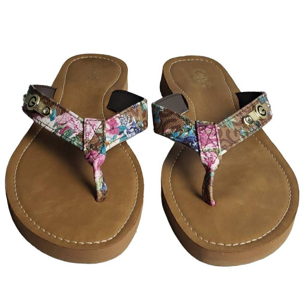 GBG Floral Flip Flops/Sandals‎